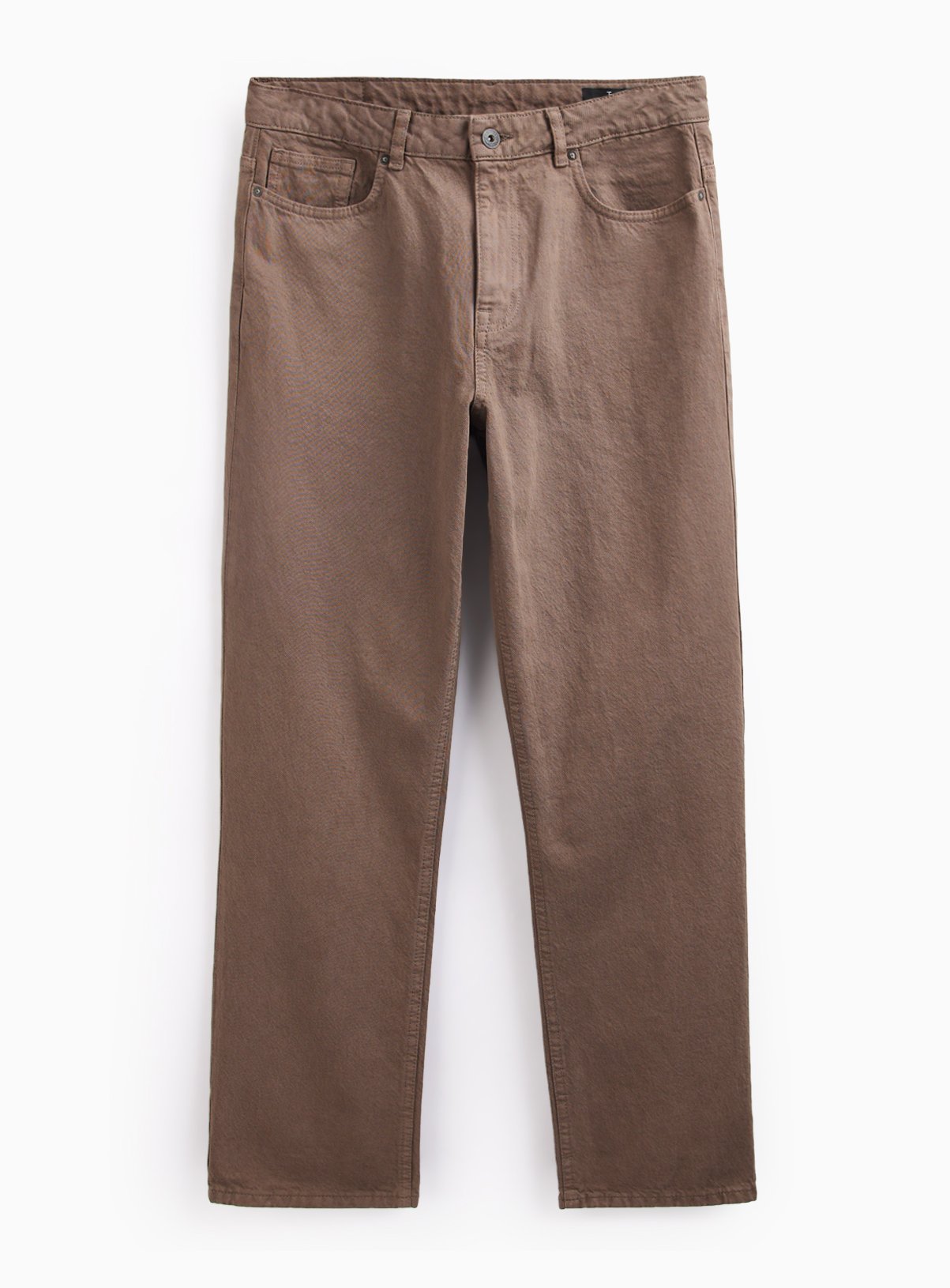 Brown Straight Leg Jeans 42L - Image 3 thumbnail
